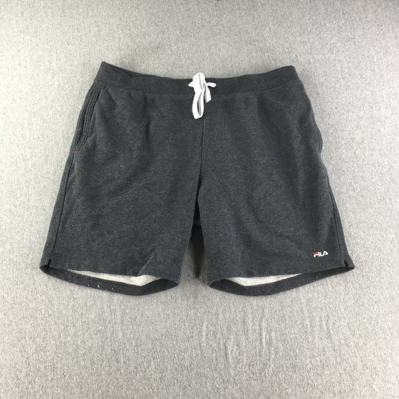 Fila Other - Fila Shorts Mens XXL 2XL Bermuda Athletic Sweat Drawstring Gray Cotton Blend